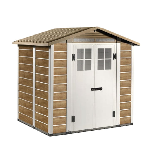 Cabane de jardin en résine pour rangement extérieur - 150 x 100 x 120